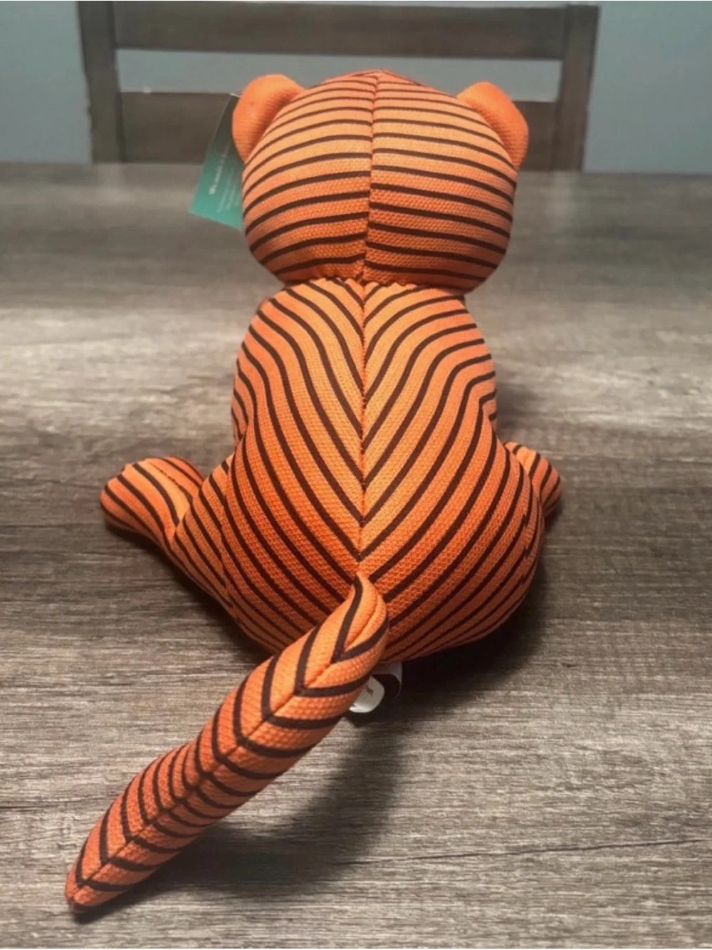 Pillowfort Orange and Black Striped Plush Tiger with Star Pillow